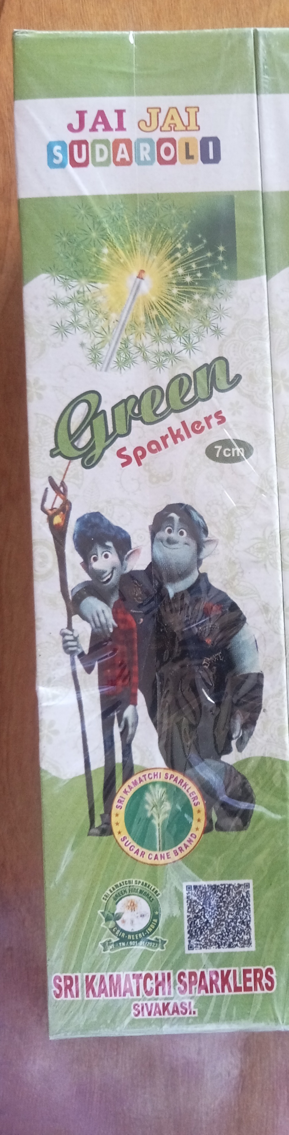 Green sparklers 